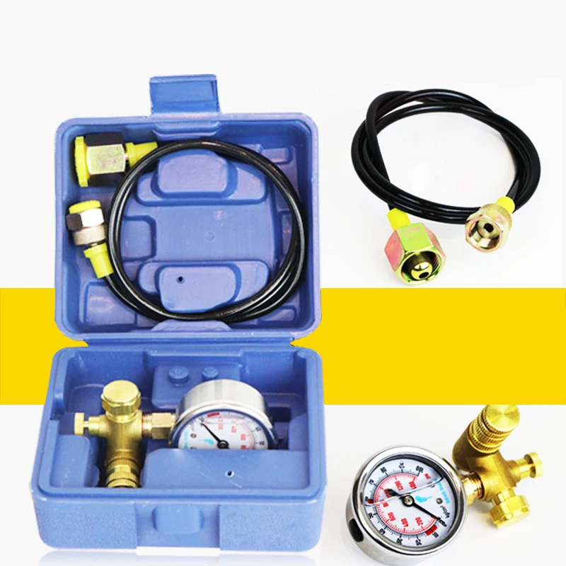 Pressure Gauges Kit Nitrogen Gas Charging Hydraulic Breaker Hammer Device Measurement Accessories For Furukawa Soosan-JY04