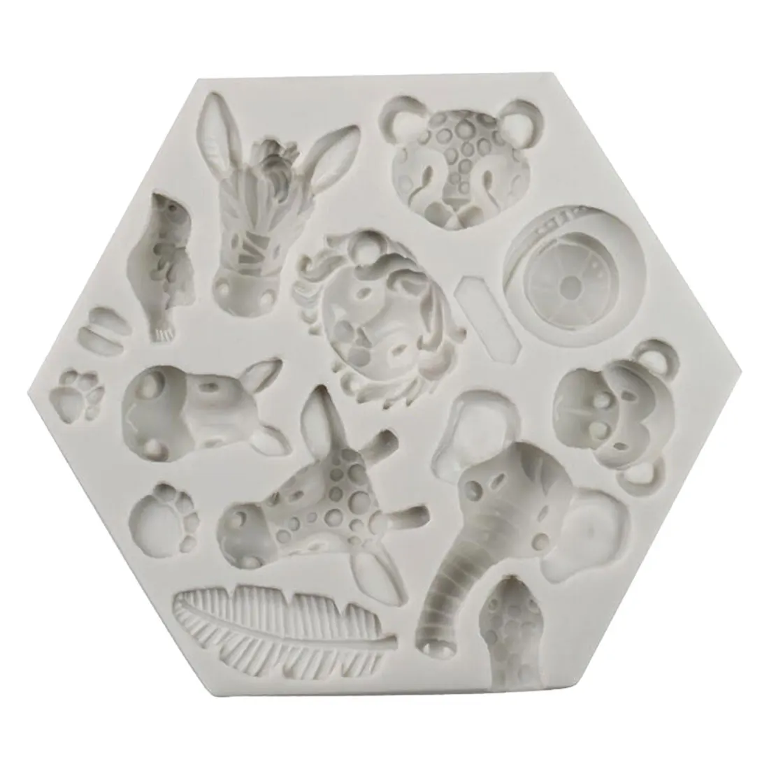 3D Forest Animal Mould Silicone Molds DIY Cake Decorative Mold Tools Cake Decorating Fondant Mold