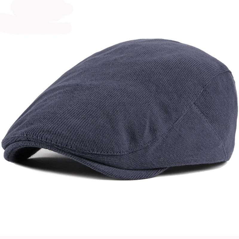 HT2904 Berets Candy Colors Flat Cap Spring Autumn Hats for Men Women Solid Artist Painter Hat Adjustable Beret Cap