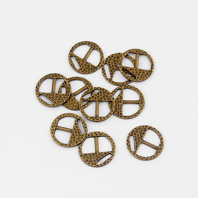 10PCS/lot Zamak Buckle Cord Clasp For 2.5mm Flat Leather Cord Bracelet DIY Jewelry Making Finding