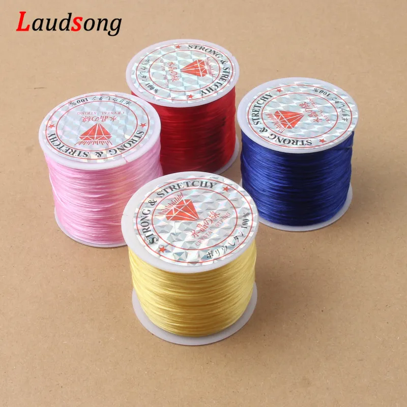 60M Strong Elastic Beading Cord for Jewellery Making