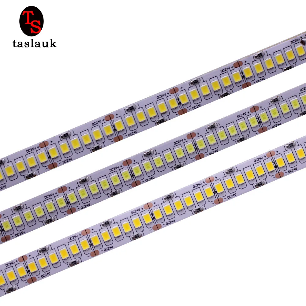 

1200LEDs 5m/lot 240leds/m 10mm PCB Single Row 2835 led Strip DC12V 24V NW ip20 ip65 waterproof Flexible Light White Warm White