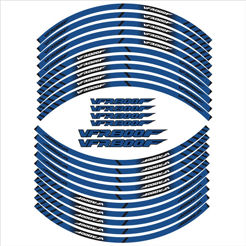 Светоотражающие Водонепроницаемые наклейки на обод колеса мотоцикла vfr800f для Honda VFR800F VFR 800F