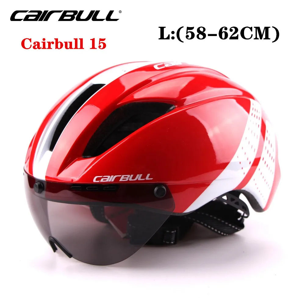 Ultra-light 280g Goggles Cycling Helmet Road Mountain MTB Bicycle Helmet In-mold Bike Helmet With Sun Visor Helmet M54-58cm