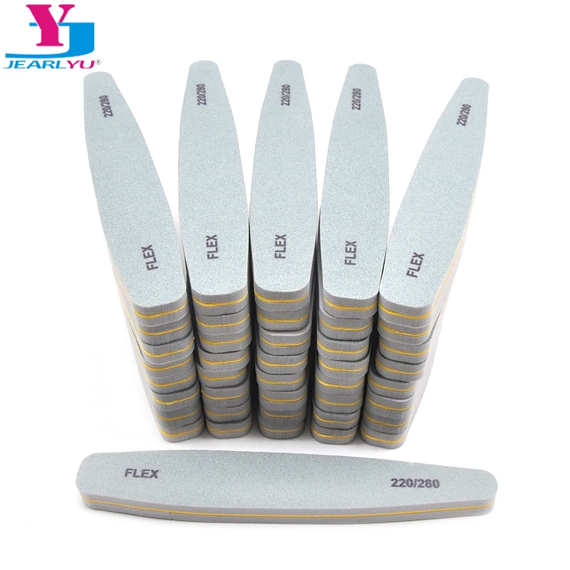 

100 Pcs Sponge Sandpaper Nail Files For Manicure Nail Buffer Block 100/180 220/280 Diamond Sanding Foam Emery Board Lime a ongle