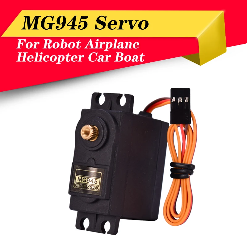 Di alta Qualità MG945 Digital Metal Gear Servo 12kg Coppia Elevata per RC Aereo Elicottero Robot