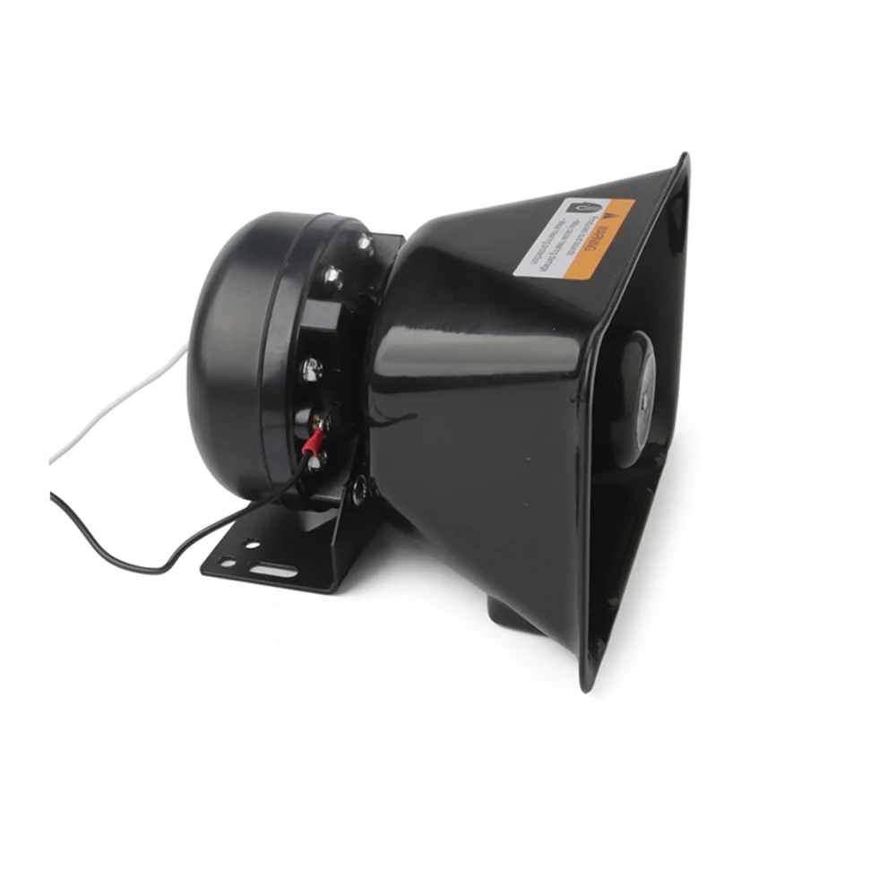 200W 8 Sound Loud Car Warning Alarm Police Siren Horn Speaker PA MIC System