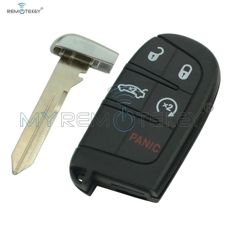 

Smart Key Shell Cover 5 Button For Chrysler 300 Dodge Charger Dart 2011 2012 2013 2014 M3N-40821302 Remtekey