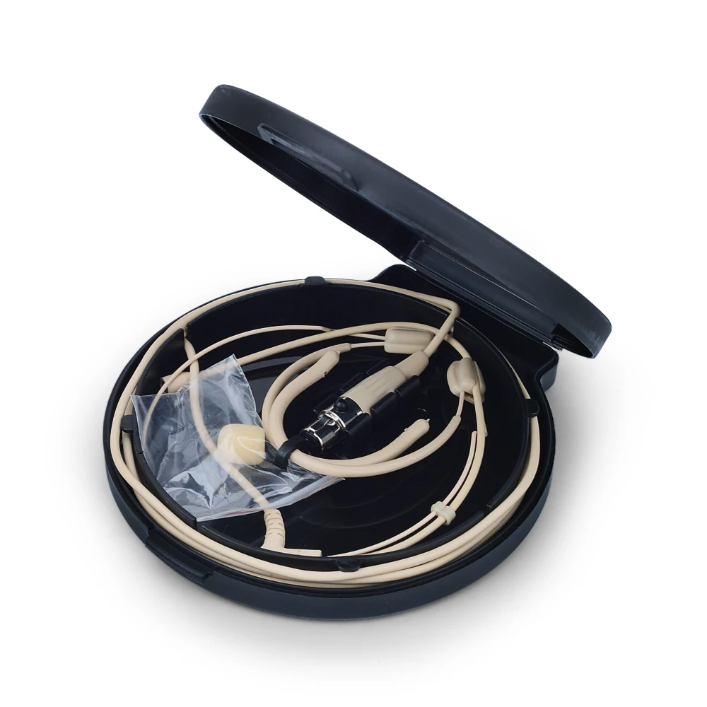 Iimymic ชุดหูฟังไมโครโฟนสำหรับ AKG Samson เครื่องส่งสัญญาณ Bodypack แบบไร้สายเปลี่ยนได้ทั้งด้านขวาและซ้าย