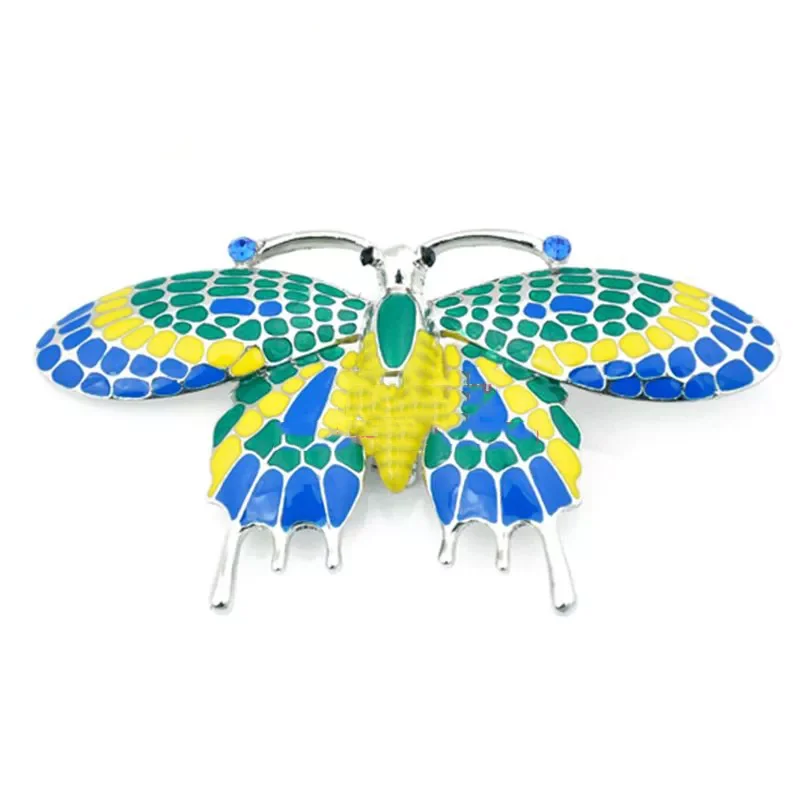 

50pcs/lot Animal Wholesale Colorful Butterfly Brooch Pin