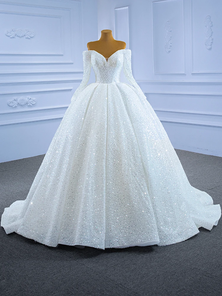 RSM Collection 67276 Robe De Mariage ลูกไม้ชุดแต่งงานสำหรับสตรี2022ลูกปัดคริสตัล Plus ขนาดชุดเจ้าสาว