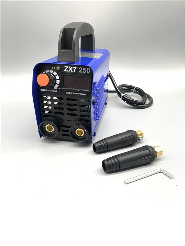 250A 220v LED Display Welding Machine Compact Mini MMA Welder Inverter Welding Semiautomatic  Dc Welding Machine ARC Welding