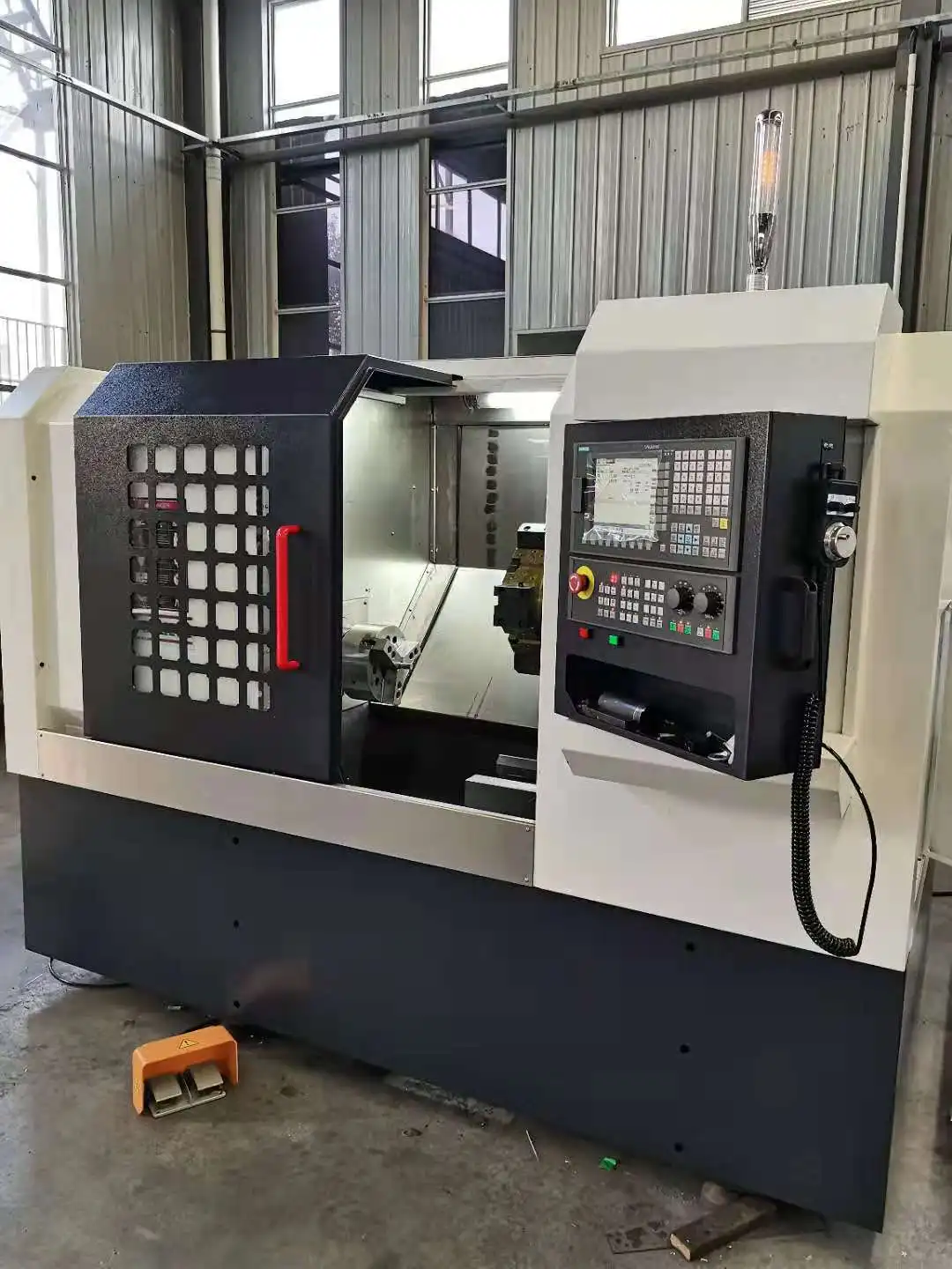 CKM6640 CNC 45องศาเอียงเตียงเครื่องกลึงโลหะเครื่อง