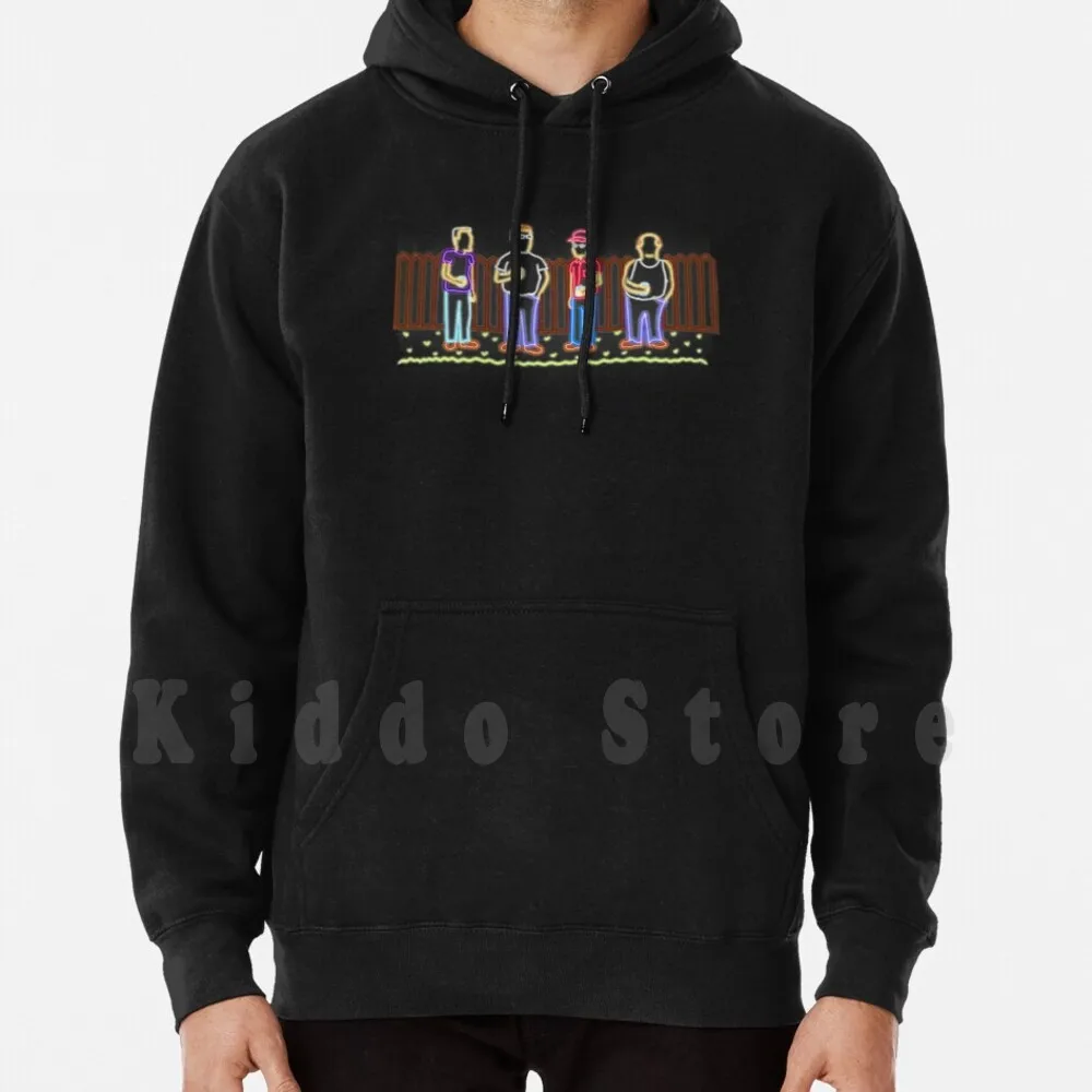 Neon Hoodies Long Sleeve Koth Fox Bobby Hill Hank Hill Dale Gribble Luanne Platter Brittany Murphy Bill Dauterive