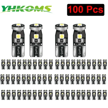 YHKOMS Led Canbus W5W Led Bulbs 168 194 6000K White Signal Lamp Dome Reading License Plate Light Car Interior Lighting Auto 12V