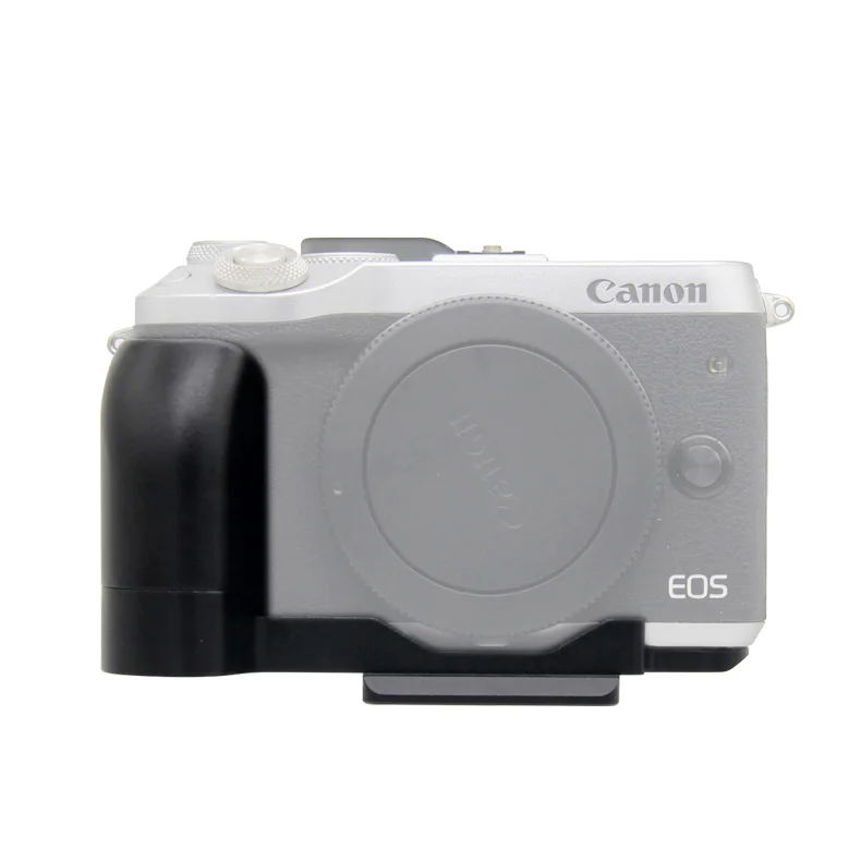 Dla Canon Eos M6 aluminiowa kamera L uchwyt uchwyt na rękę płyta szybkiego uwalniania