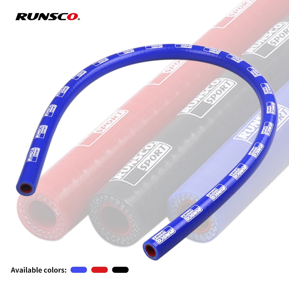 

12mm 14mm 16mm 19mm Silicone Straight Coolant Hose Intercooler Turbo 1M Straight Water Pipe Blue Red Black