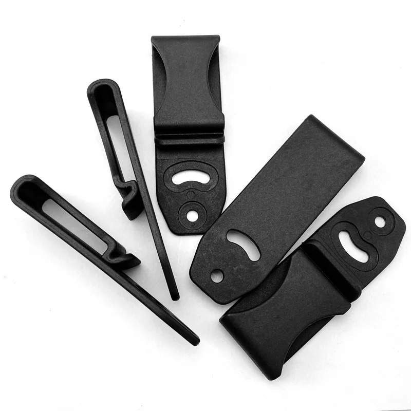 3 Sets Kydex Holster Waist Clips K Sheath Knife Scabbard Belt Clamp EDC Multi Tools Cover Case Back Clip DIY Accessories Parts