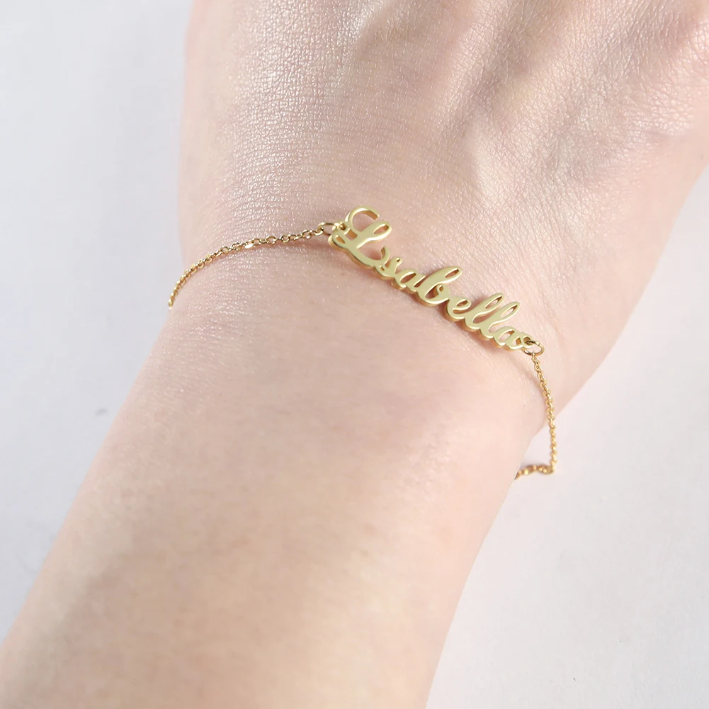Sipuris Personalisierte Namensarmbänder mit Krone für Frauen, Edelstahl, Individuell Angepasst, Einzigartige Armband-Schmuckgeschenke – Detail 11