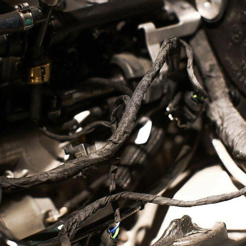 Cablaggio per auto cablaggio telaio organizzatore nastro elettrico resistente al calore ignifugo nastro in tessuto riduzione del rumore nastro sigillante