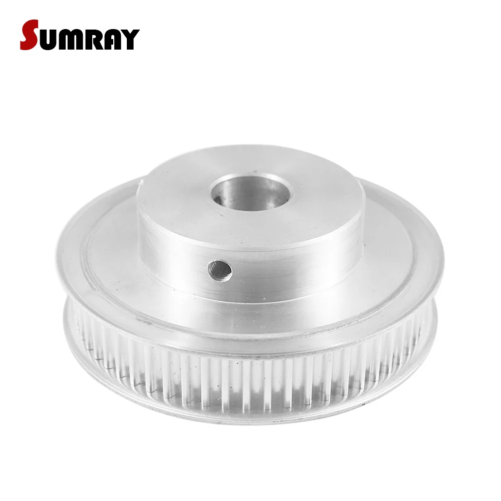 SUMRAY 5M Timing Pulley 60T 10/12/14/15/19/20mm Bore Gear Belt Pulley 16/21mm Width Toothed Pulley Wheel for CNC Machine