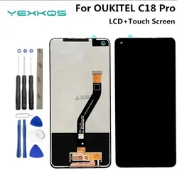 6.55'' 100% Original For OUKITEL C18 Pro LCD Display Touch Screen Digitizer Repair Parts Assembly For OUKITELC18Pro +Tools