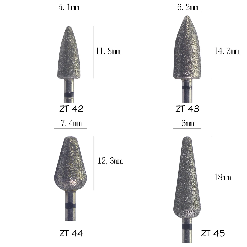 1 Pieza Fresa de Diamante para Uñas Fresa Fresadora para Pedicure Manicure Cutícula Limpieza Eléctrica Fresas Rotativas Accesorios 4