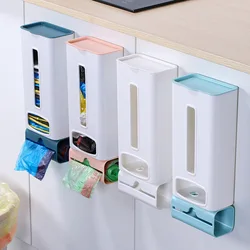 Punch-Free Garbage Bag Storage Box Put Collector Wall-Mounted Kitchen Convenient Bag Removable Sorting Box