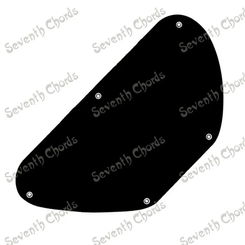 1Pcs Black Plastic Bass Guitar Cavity Cover Cover Back Plate Wiring BackPlate Guitar Pickguard Guitar Accessories Guitar Parts