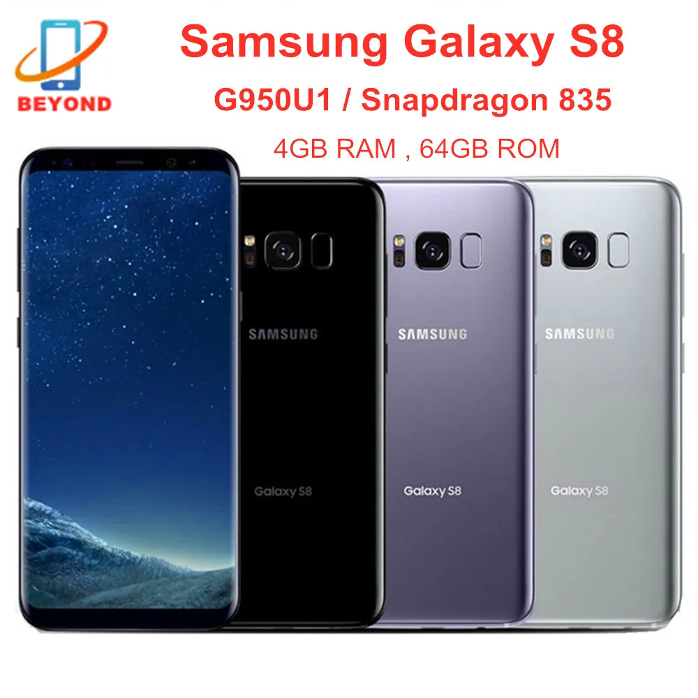 Samsung Galaxy S8 G950U G950U1 4 Гб ОЗУ 64 Гб ПЗУ Snapdragon 835 телефон, восемь ядер, экран 6,2 дюйма, 4G LTE, оригинал Samsung Galaxy S8 G950U G950U1 4 Гб ОЗУ 64 Гб ПЗУ Snapdragon 835 телефон, восемь ядер, экран 6,2 дюйма, 4G LTE, оригинал