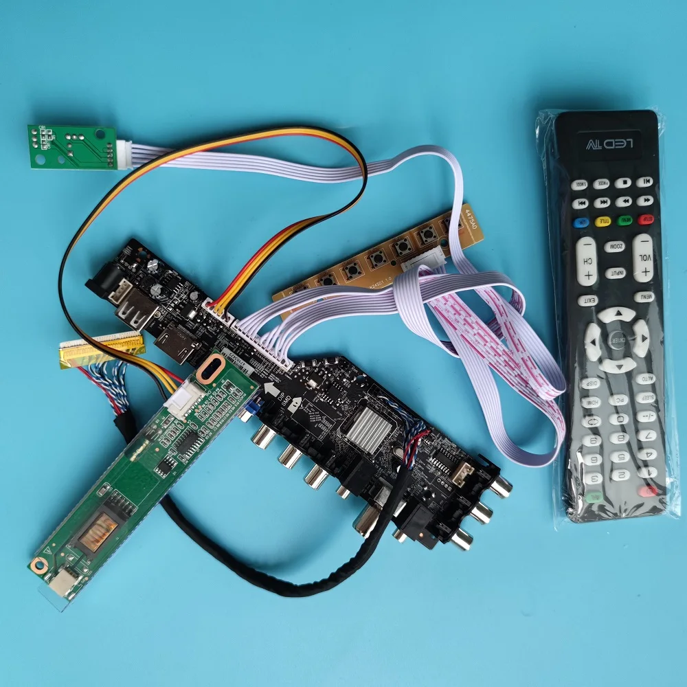 

Kit For LP156WH1 TL HDMI-compatible controller board driver kit AV 1366X768 LED USB VGA TV DVB-T DVB-T2 digital panel screen