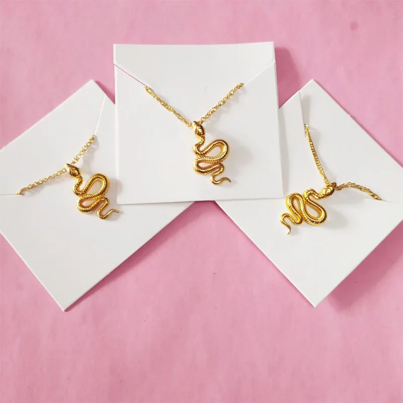 Serpentine ketting voor vrouwen sieraden punk sleutelbeen ketting gouden roestvrij staal korte lange ketting mode hangers cadeau