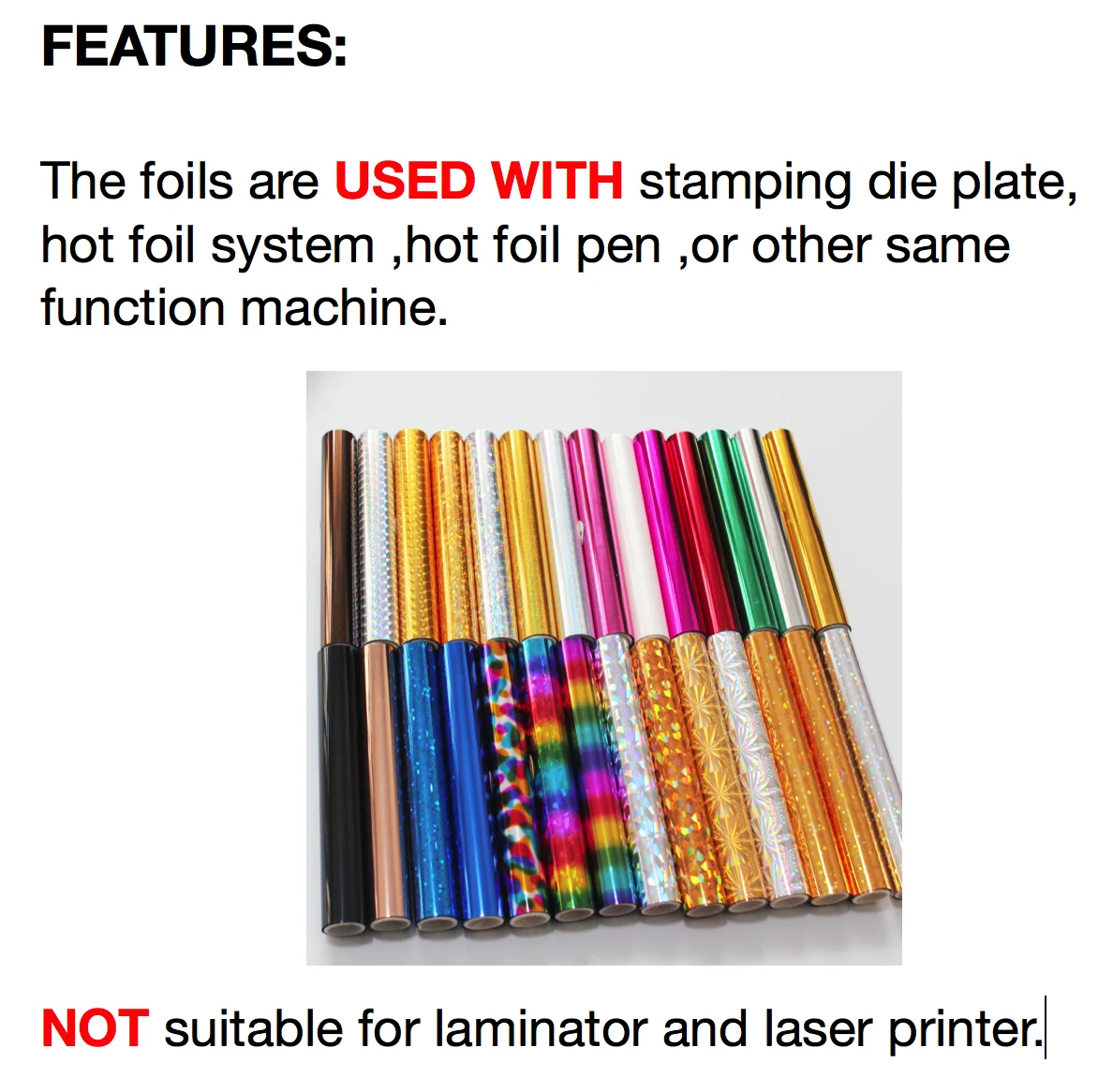 3M(Length) X15cm(Width ) Hot Foil Rolls ,Hot Stamping Foils ,Paper Holographic Heat Transfer Foil , DIY Crafts