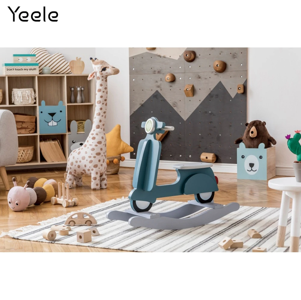 Yeele Baby Shower Backdrop Room Decor Toys Wooden Floor Portrait Background Photocall Photography For Photo Studio Photographic