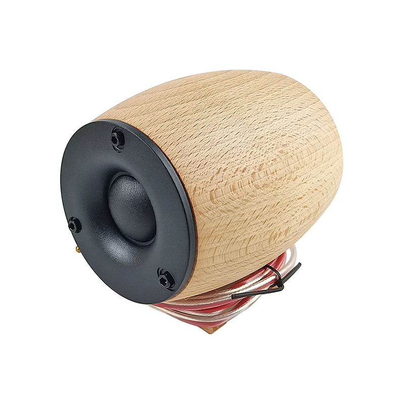 New 1Pairs Wooden Super Tweeter Speaker 8OHM 20W Dome Neodymium Treble Silk Diaphragm Home Theater Tweeter Compensation 30KHZ