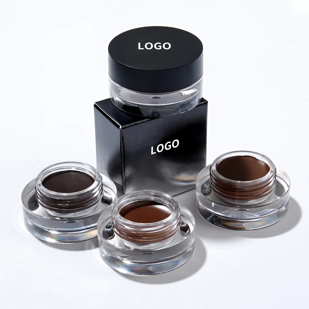 

50pcs Wholesale Makeup Eyebrow Pomade Private Label Cosmetics Eye Brow Enhancers Gel Tint Cream Waterproof Custom Logo