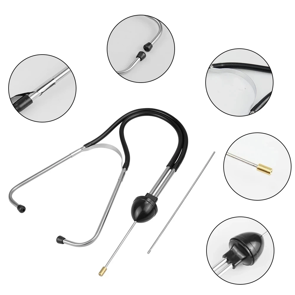 Auto Cylinder Stethoscope Mechanics Stethoscope Car Engine Block Diagnostic Automotive Hearing Tool for Car Repair Tools