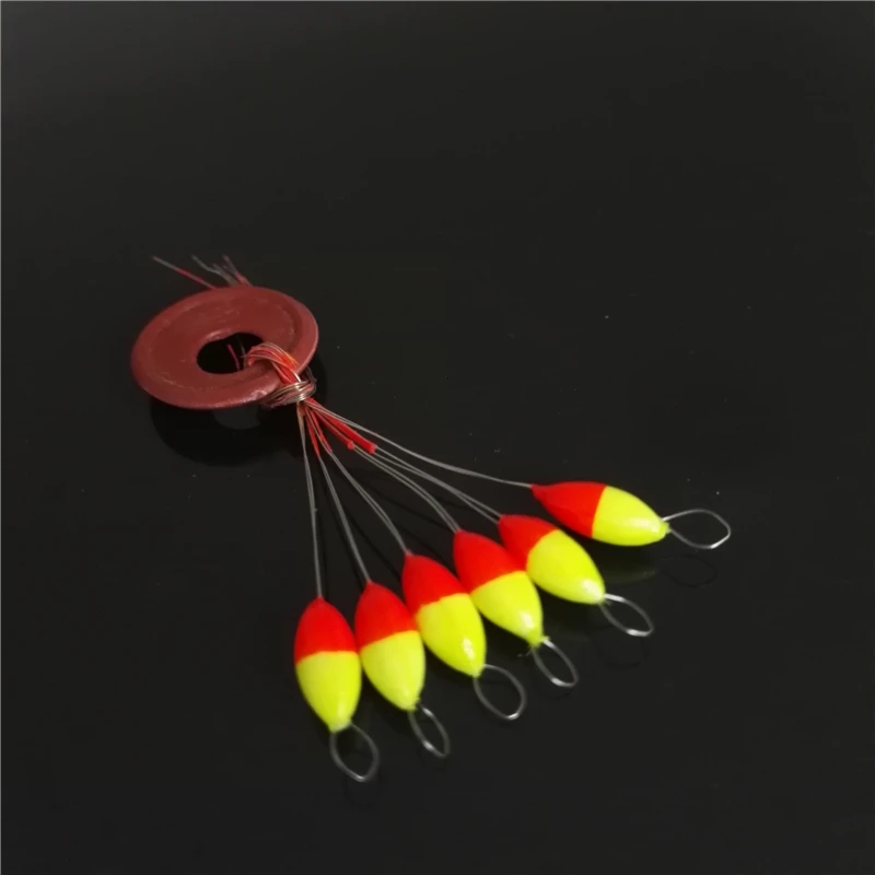 60pcs (10packs) Seven-star Float Carp Fishing Float Mixed color Accesories Pesca Fishing Buoys Large Medium Small Size