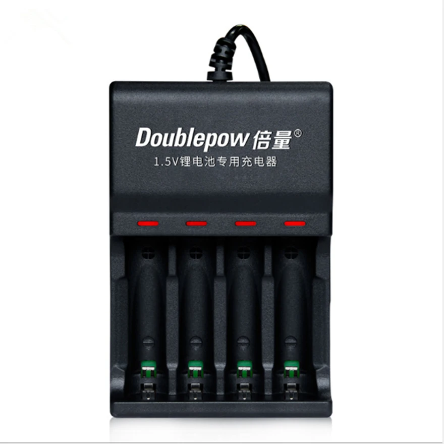 1.5 V 2400mWh AA AA แบตเตอรี่ลิเธียม Fast ชาร์จผ่าน USB 4 ช่อง Smart Charger