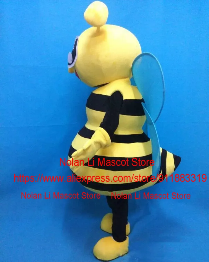 Bee Mascot Costume Cartoon Set Cosplay Birthday Party Game Promotion Carnival Easter Adult 1098