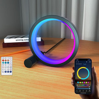 Colorful Night Lights RGB Voice Control Phone APP Pickup Remote Lighting Computer USB Desktop LED Music Rhythm Induction Lamp