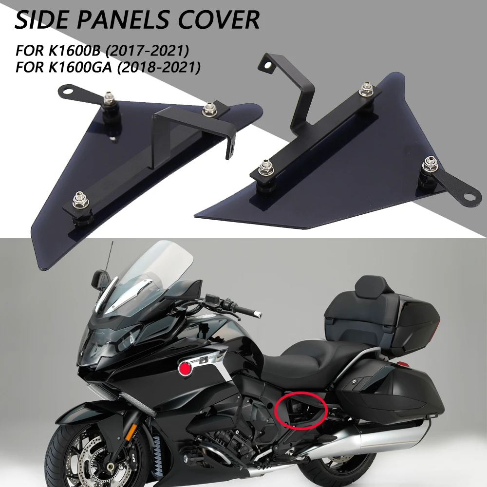 

NEW Motorcycle Left&Right Side Panels Cover Fairing Cowl Plastic Plates Tank Trim For BMW K1600B 2017-2021 K1600GA 2018-2021