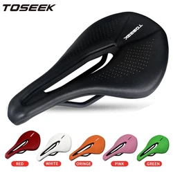 TOSEEK EVA Ultralight Breathable Comfortable Seat Cushion Bike Racing Saddle Bicycle Seat MTB Road Bike Saddle Parts Components