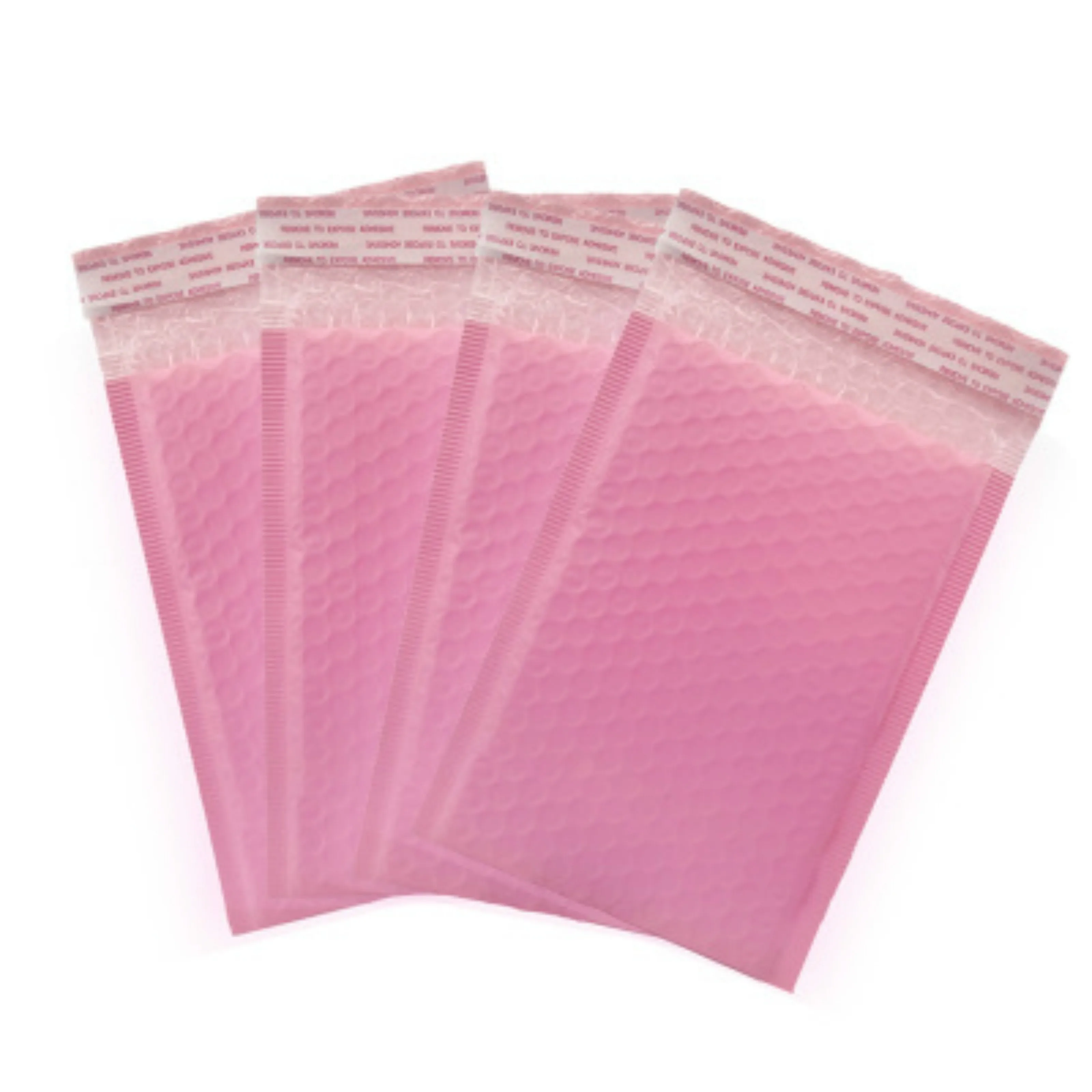 30pcs/lots Clothes Bags Light Pink Poly Bubble Mailer Bags Envelopes Padded Pink Self Sealing Mailer Sealing Mail Sacks