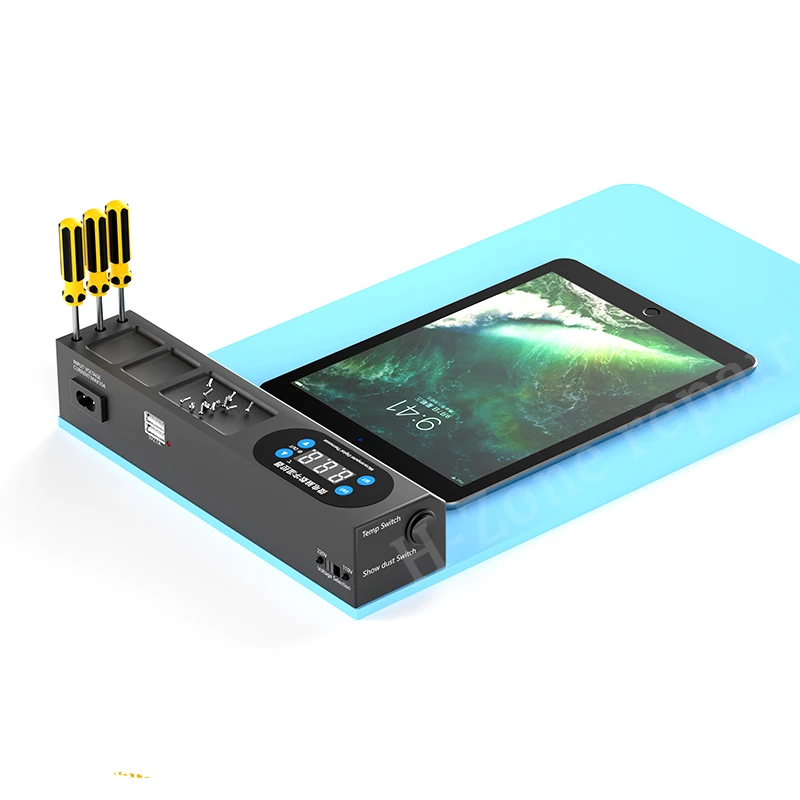 ZJ-1803B 1805 LCD blue screen separator heating table separation pad suitable for iPhone iPad computer LCD screen separator tool