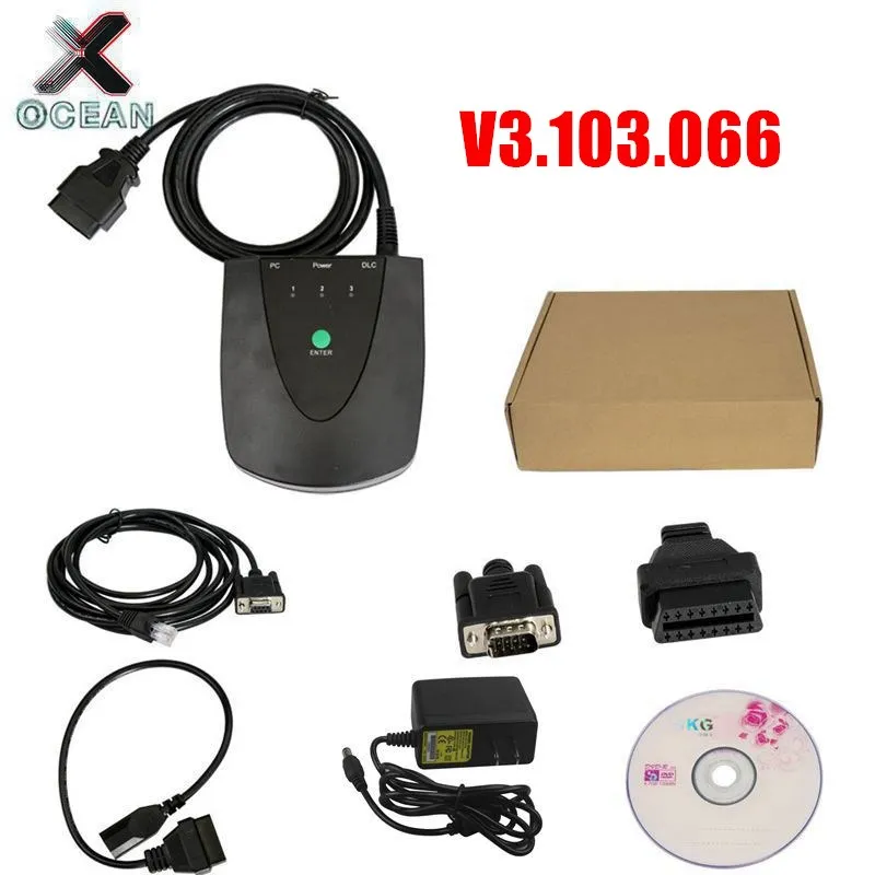 Latest software High Quality V3.103.066 for Honda HDS HIM Diagnostic Tool with Double Board Get Z-tek Convert Connector