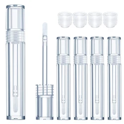 20Pcs Empty Lip Gloss Tube 5ml Clear Lip Balm Bottles Refillable Lipstick Container Eyelash Growth Liquid Cosmetic Container