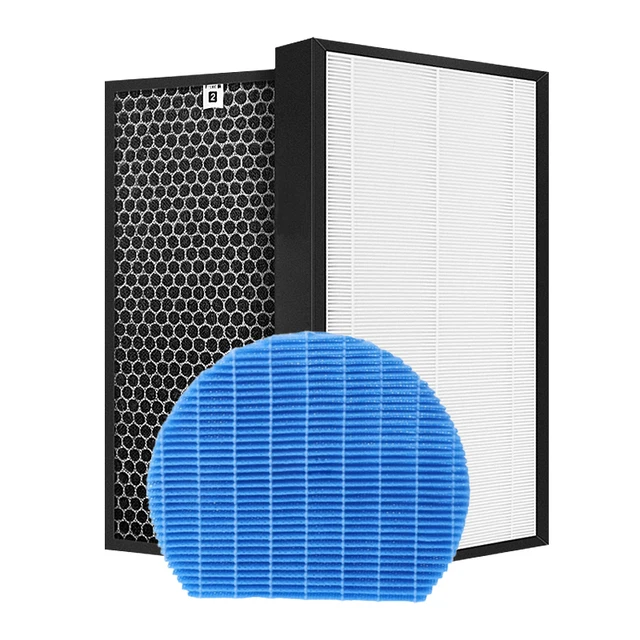 

For Sharp Air Purifier KC-A51R-B KC-A50JW KC-A50EUW HEPA Filter Carbon Filter Humidifying Filter for FZ-A51HFR FZ-A51DFR