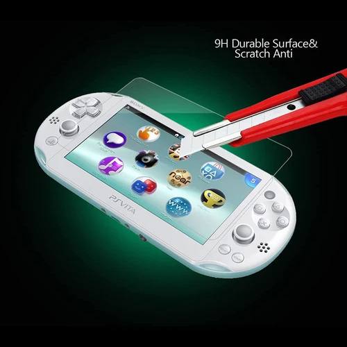 Imagen 2 del producto Protector de pantalla transparente de vidrio templado 9H, película protectora para Sony PlayStation Psvita PS Vita PSV 1000 2000 Slim