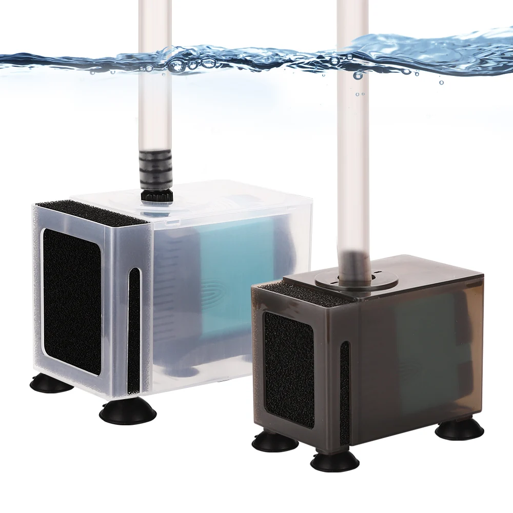 Fish Tank Water Pump Protection Box Increase Height Filter Acrylic Box Sand Prevention Shock Absorption For Aquarium